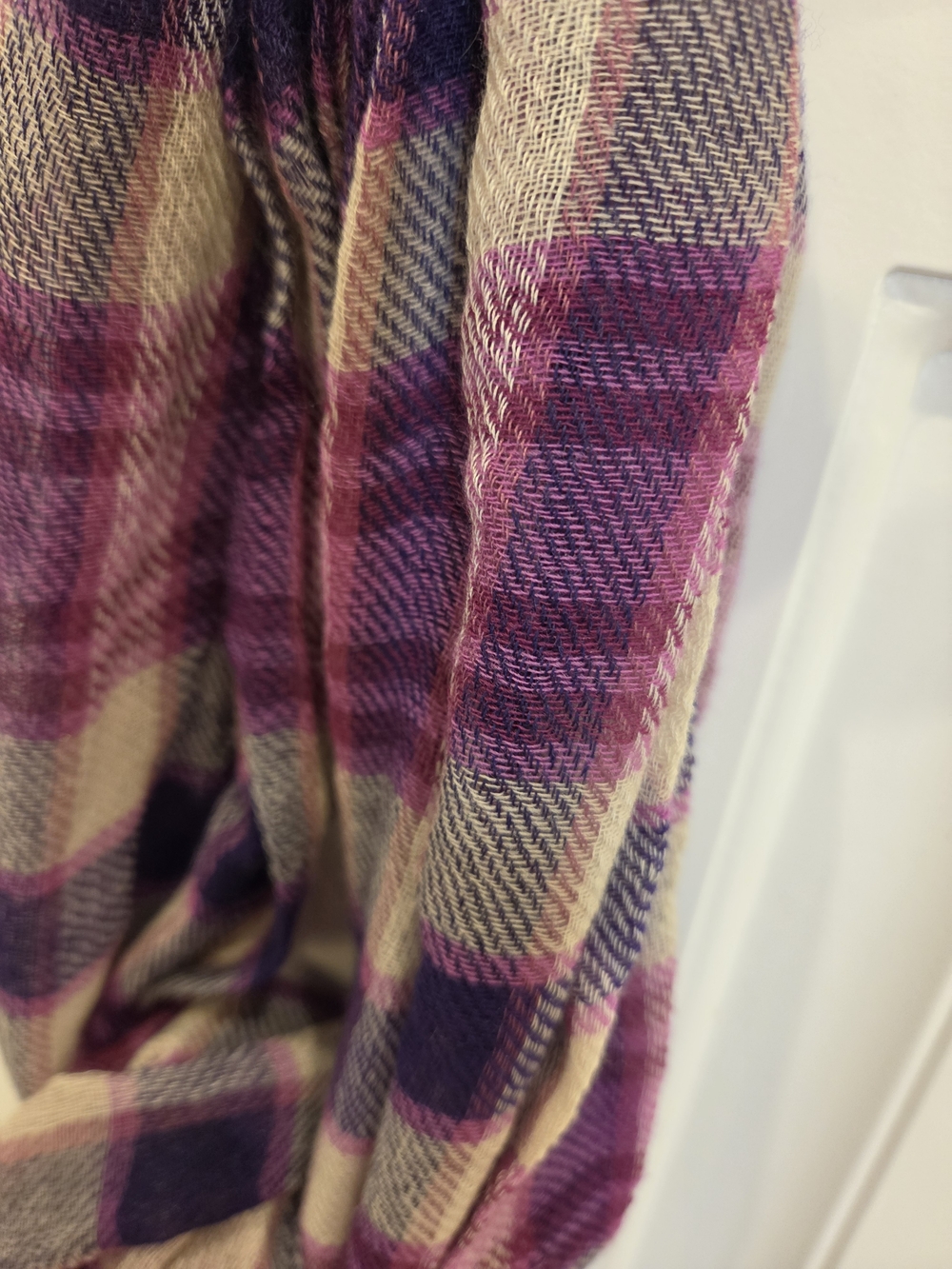 Beautiful Purple Scarf Darling Around The Waist